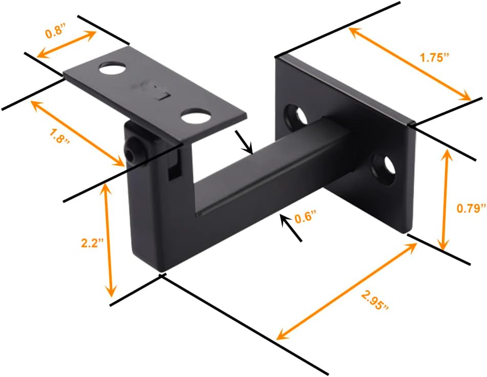 Wall Mounted Stainless Steel Handrail Brackets for Stairs - Buy wall mounted handrail for stairs, stainless steel handrail brackets, black handrail bracket Product on Surealong